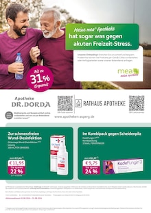 Aktueller mea - meine apotheke Prospekt "Unsere August-Angebote" Seite 1 von 6 Seiten für Bietigheim-Bissingen