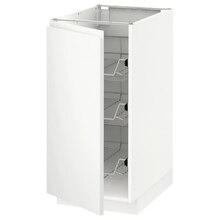 IKEA Lengede - IKEA METOD Unterschrank mit Drahtkörben weiß, Voxtorp matt weiß 40x60 cm IKEA METOD Unterschrank mit Drahtkörben weiß, Voxtorp matt weiß 40x60 cm Angebot bei IKEA Lengede im Prospekt "Für deinen Platz in der Sonne."