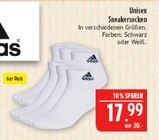 Unisex Sneakersocken im Angebot bei Marktkauf in Schwabach Unisex Sneakersocken Angebote von Adidas bei Marktkauf Schwabach für 17,99 €