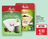 Aroma-Filter 1x4 Angebote von Melitta bei Marktkauf Rottenburg für 1,99 €