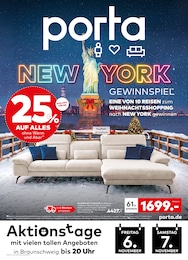 porta Möbel Prospekt "Aktuelle Angebote" für Braunschweig, 8 Seiten, 01.11.2026 - 07.11.2026