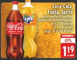 Aktuelles Coca-Cola oder Fanta oder Sprite Angebot bei E center in Kleve ab 1,19 €