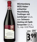 Haberschlachter Heuchelberg Trollinger mit Lemberger Q.b.A. Angebote von Württemberg WZG bei E center Böblingen für 3,99 €