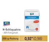 H-Schlagsahne Angebote von Aro bei Metro Leonberg für 0,98 €