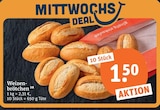 Aktuelles Weizenbrötchen Angebot bei tegut in Heidelberg ab 1,50 €