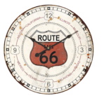 Wanduhr 'Route 66' für 9,95 € bei Sconto SB im Angebot Wanduhr 'Route 66' im aktuellen Sconto SB Prospekt