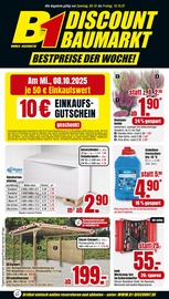 Aktueller B1 Discount Baumarkt Prospekt mit Carport, "BESTPREISE DER WOCHE!", Seite 1