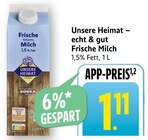 Frische Milch im Angebot bei E center in Kirchheim Frische Milch Angebote von Unsere Heimat bei E center Kirchheim für 1,11 €