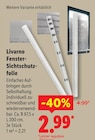 Fenster-Sichtschutzfolie von Livarno im aktuellen Lidl Prospekt