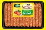 Chipolatas à la Provençale à Super U dans Calzan Chipolatas à la Provençale à Super U dans Calzan