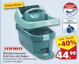 Wischtuchpresse Profi Eco mit Rollen von LEIFHEIT für 44,99 € bei famila Nordwest im Angebot Wischtuchpresse Profi Eco mit Rollen von LEIFHEIT im aktuellen famila Nordwest Prospekt