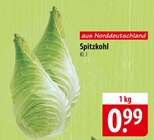 Spitzkohl im Angebot bei famila Nordost in Kiel Spitzkohl Angebote bei famila Nordost Kiel für 0,99 €