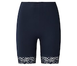 Radlershorts mit Spitzenborte, dunkelblau bei Tchibo im Supermarkt im Prospekt "" für 8,99 €