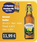 Radler im Angebot bei GetränkeLand Mayer in Pirna Radler Angebote von Gessner bei GetränkeLand Mayer Pirna für 11,99 €