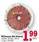 Bio Salami im Angebot bei E center in Ettlingen Bio Salami Angebote von Wiltmann bei E center Ettlingen für 1,99 €