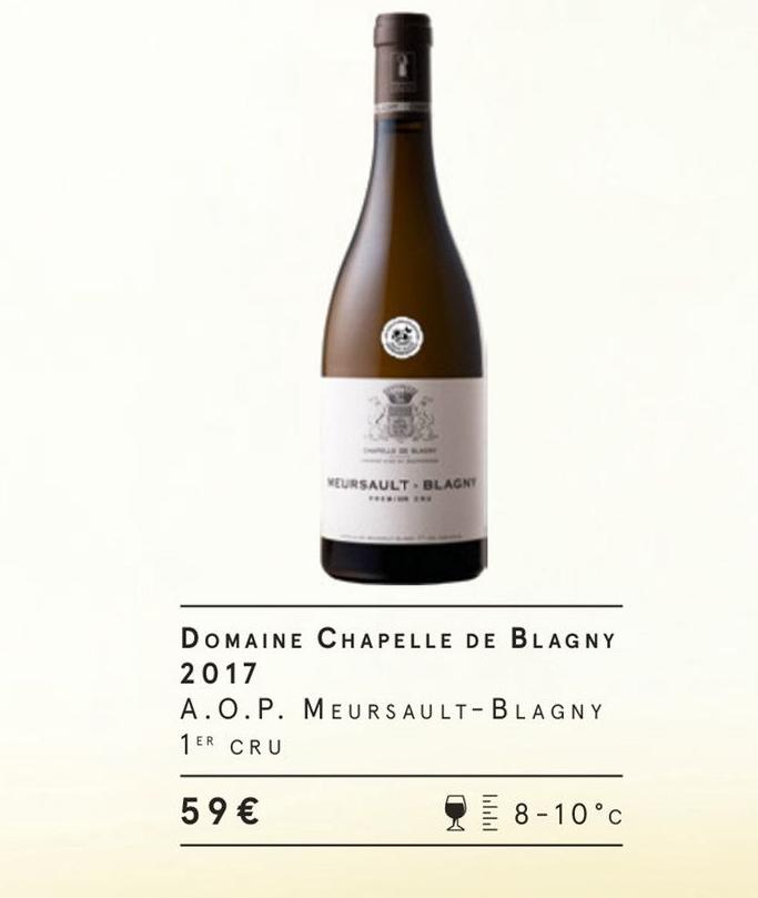 Monoprix Rosny-sous-Bois - Domaine Chapelle De Blagny 2017 Promo Domaine Chapelle De Blagny 2017 dans le catalogue Monoprix La cave insolite. à Rosny-sous-Bois