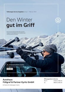 Volkswagen Prospekt für Rehfeld b Falkenberg, Elster: Den Winter gut im Griff, 1 Seite, 01.01.2022 - 28.02.2022