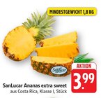 E center - Ananas extra sweet Angebot im Prospekt Ananas extra sweet bei E center im Prospekt "" für 3,99 €