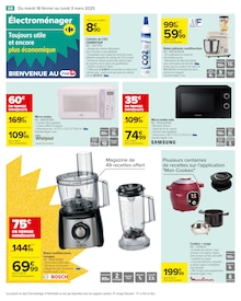 Promo Cookeo dans le catalogue Carrefour du moment à la page 70