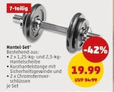 Hantel-Set  im aktuellen Penny Prospekt für 19,99 €