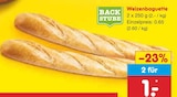 Weizenbaguette bei Netto Marken-Discount im Prospekt "" für 0,65 €