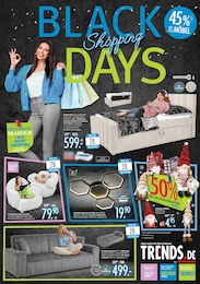 Trends Prospekt für Recklinghausen: "BLACK SHOPPING DAYS", 8 Seiten, 22.11.2025 - 28.11.2025
