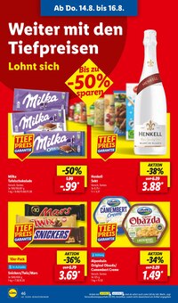 Milch im aktuellen Lidl Prospekt (Düsseldorf) Milch im Lidl Prospekt "LIDL LOHNT SICH" mit 71 Seiten (Düsseldorf)