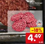 Aktuelle Fleisch Angebote bei Netto Marken-Discount in Essen Aktuelles Rinder-Hamburger Angebot bei Netto Marken-Discount in Essen ab 4,49 €