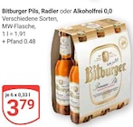 Pils im Angebot bei GLOBUS in Neustadt Pils Angebote von Bitburger bei GLOBUS Neustadt für 3,79 €