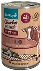 Charlys Naturkost Hundenahrung Rind Angebote von ZooRoyal bei REWE Halle für 1,49 €