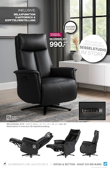 Relaxsessel im Kabs Prospekt "HAPPY NEW YEAR" mit 50 Seiten (Bottrop)
