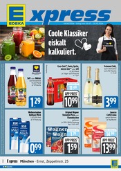 E xpress Supermarkt Prospekt der aktuellen Woche mit 4 Seiten, gültig von 20.07.2026 bis 25.07.2026, in Karlsfeld und Umgebung Aktueller E xpress Supermarkt Prospekt in Karlsfeld und Umgebung, "Wir lieben Lebensmittel." mit 4 Seiten, 20.07.2026 - 25.07.2026