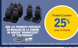 E.Leclerc Basse-Goulaine - Promo 25% Avec la Carte Ticket E.Leclerc sur les produits de la gamme Housse Roadaccess et Customagic Promo 25% Avec la Carte Ticket E.Leclerc sur les produits de la gamme Housse Roadaccess et Customagic à dans le catalogue E.Leclerc à Basse-Goulaine