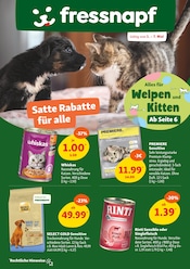 Hundefutter im Fressnapf Prospekt in Kirchheim Aktueller Fressnapf Prospekt mit Hundefutter, "Satte Rabatte für alle", Seite 1