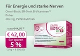Omni-Biotic SR-9 mit B-Vitaminen Angebote bei mea - meine apotheke Braunschweig für 42,00 €
