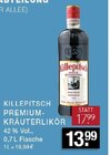 Aktuelles Killepitsch Premium-Kräuterlikör Angebot bei E center in Düsseldorf ab 13,99 €
