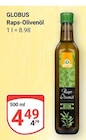 Aktuelles Raps-Olivenöl Angebot bei GLOBUS in Mannheim ab 4,49 €