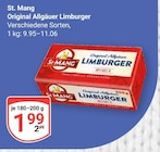 Aktuelle Käse Angebote bei GLOBUS in Erlangen Aktuelles Original Allgäuer Limburger Angebot bei GLOBUS in Erlangen ab 1,99 €
