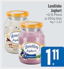 Joghurt Heidelbeere von Landliebe im aktuellen EDEKA Prospekt für 1,11 €