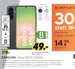 Galaxy A56 5G (128GB) von Samsung für 49,00 € bei MEDIMAX im Angebot Galaxy A56 5G (128GB) von Samsung im aktuellen MEDIMAX Prospekt