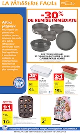Promos Moule À Gâteau dans le catalogue "PARTAGEONS LE GOÛT DU MIEUX MANGER" de Carrefour Market Moule À Gâteau en promo dans le catalogue Carrefour Market à la page 16