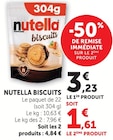 Biscuits - NUTELLA - Super U à Metz Biscuits - NUTELLA en promo chez Super U Metz à 1,61 €