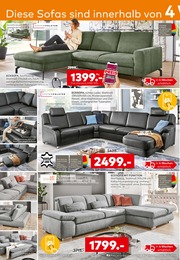porta Möbel Sofa im Prospekt 