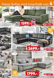 Couch im porta Möbel Prospekt in Hamburg Aktueller porta Möbel Prospekt mit Couch, "Besser gleich zu porta.", Seite 4