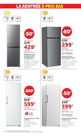 Promos Congélateur dans le catalogue "LES PRIX BAS Spécial rentrée" de Hyper U Congélateur en promo dans le catalogue Hyper U à la page 76