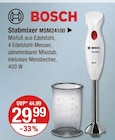 Stabmixer MSM24100 im V-Markt Prospekt Stabmixer MSM24100 von Bosch im aktuellen V-Markt Prospekt für 29,99 €