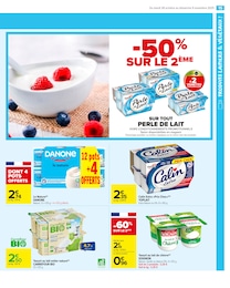 Prix et réduction Danone dans le prospectus Carrefour Market en cours Offre Danone dans le catalogue Carrefour Market du moment à la page 17