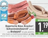 Bayerische Käse-Knacker im EDEKA Prospekt Bayerische Käse-Knacker von im aktuellen EDEKA Prospekt für 1,19 €