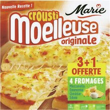 Géant Casino La Patte d'Oie - Pizza Crousti Moelleuse 4 fromages Promo Pizza Crousti Moelleuse 4 fromages dans le catalogue Géant Casino Le mois puissance MAX à La Patte d'Oie