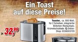 Toaster Angebote bei Opti-Megastore Bremen für 32,99 €